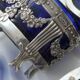 Pair of solid silver salt cellars - Silversmith Léon Lapar 1880