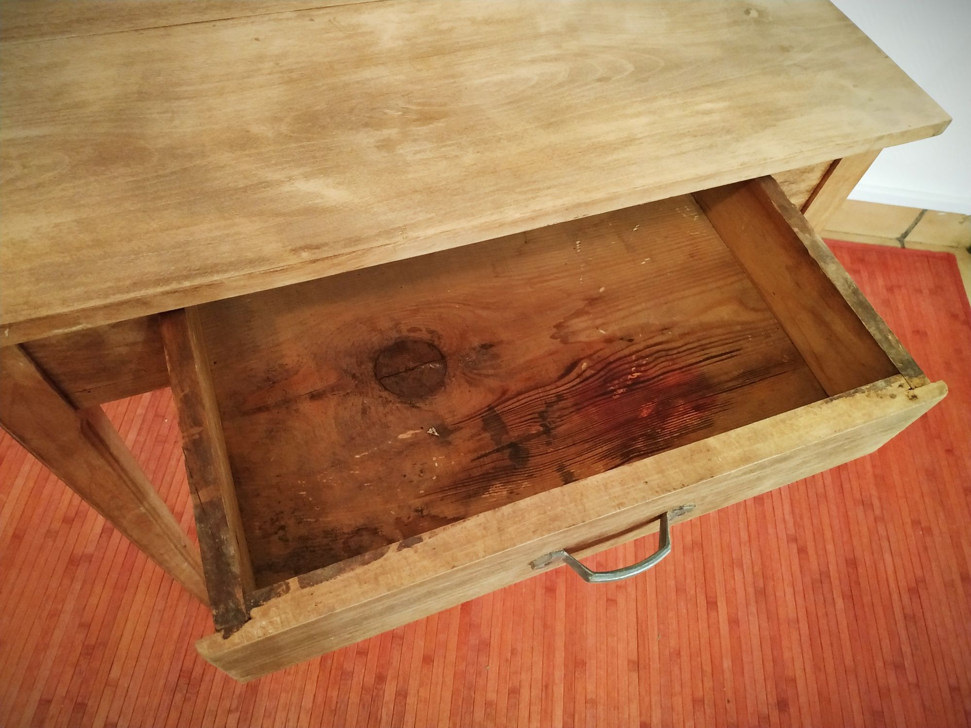 Old wooden table 83 cm