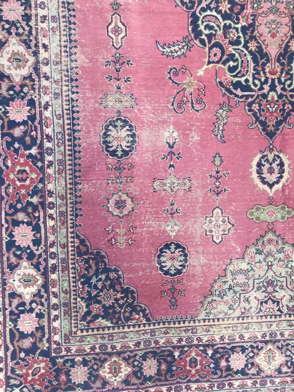 Turkish carpet former Sparta handmade 273 x 390 cm