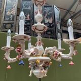 Capodimonte chandelier.