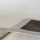 Large brushed metal (aluminum) pocket, 20th century design