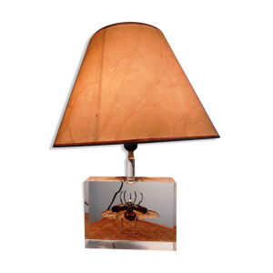 Lampe pied en résine