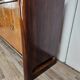 Art Decò Sideboard in Mahogany and Maple with Black Glass and Brass Finishi