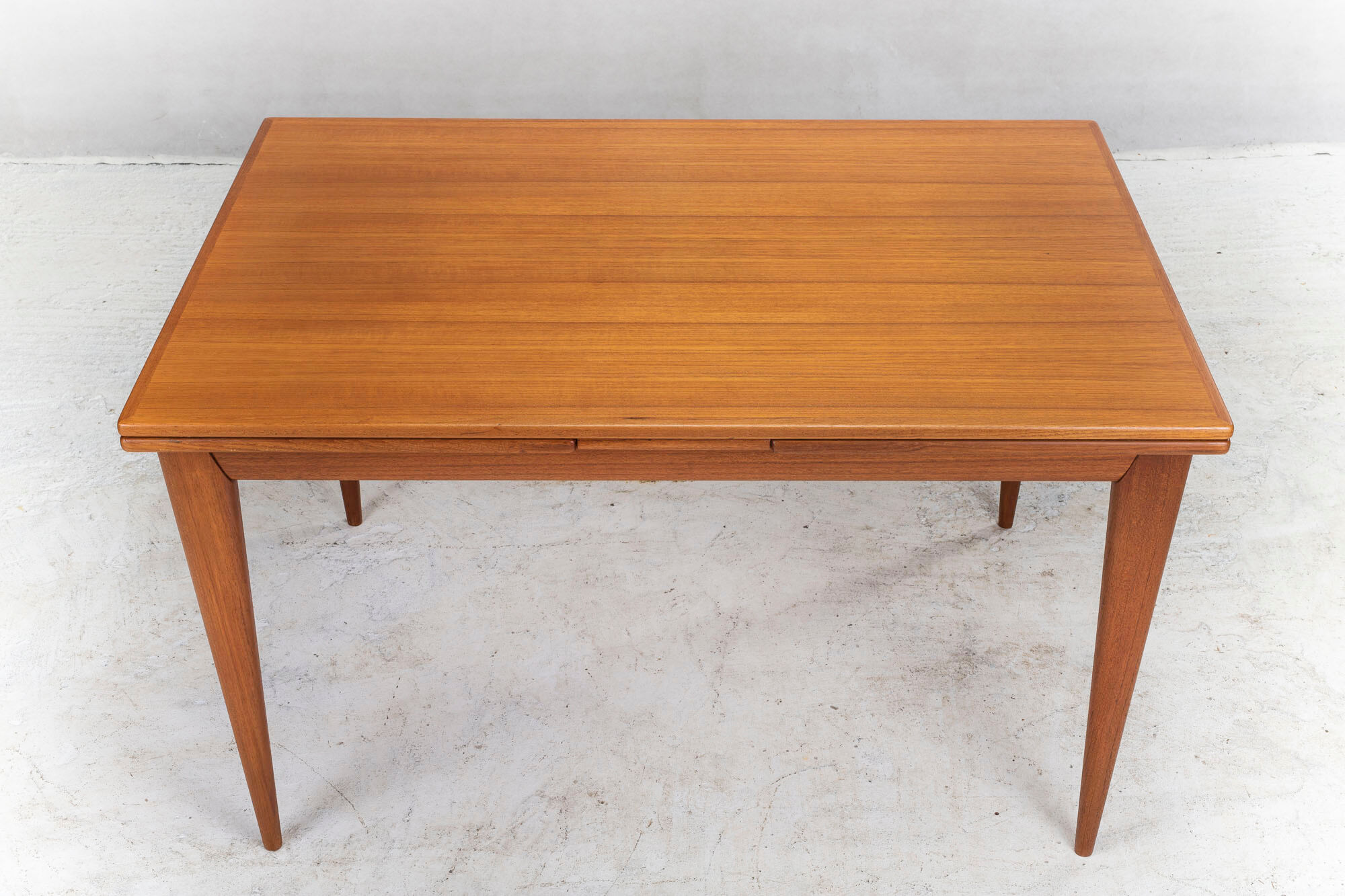 Danish extendable table teak No. 254 by Niels Otto Møller for JL Møllers, 1960s