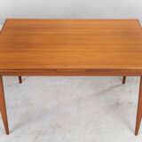 Danish extendable table teak No. 254 by Niels Otto Møller for JL Møllers, 1960s