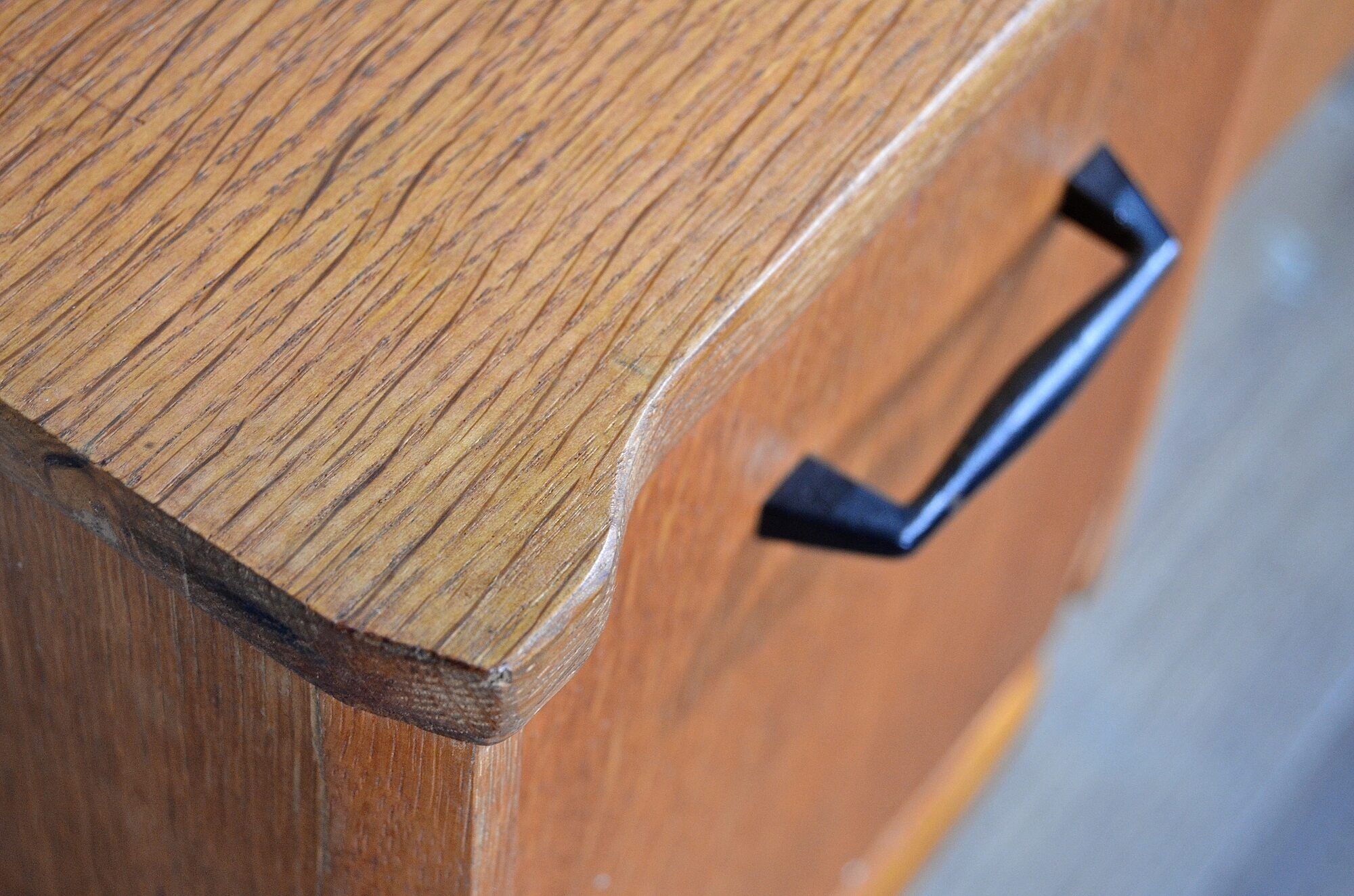 Midcentury lebus 'link' Scandinavian console table