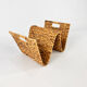 Mid century seagrass magazine rack, 1960s
