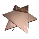 Mirror table triangle/star shape wrought iron unique model