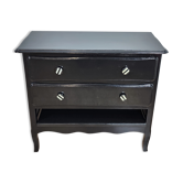 Black chest of drawers
