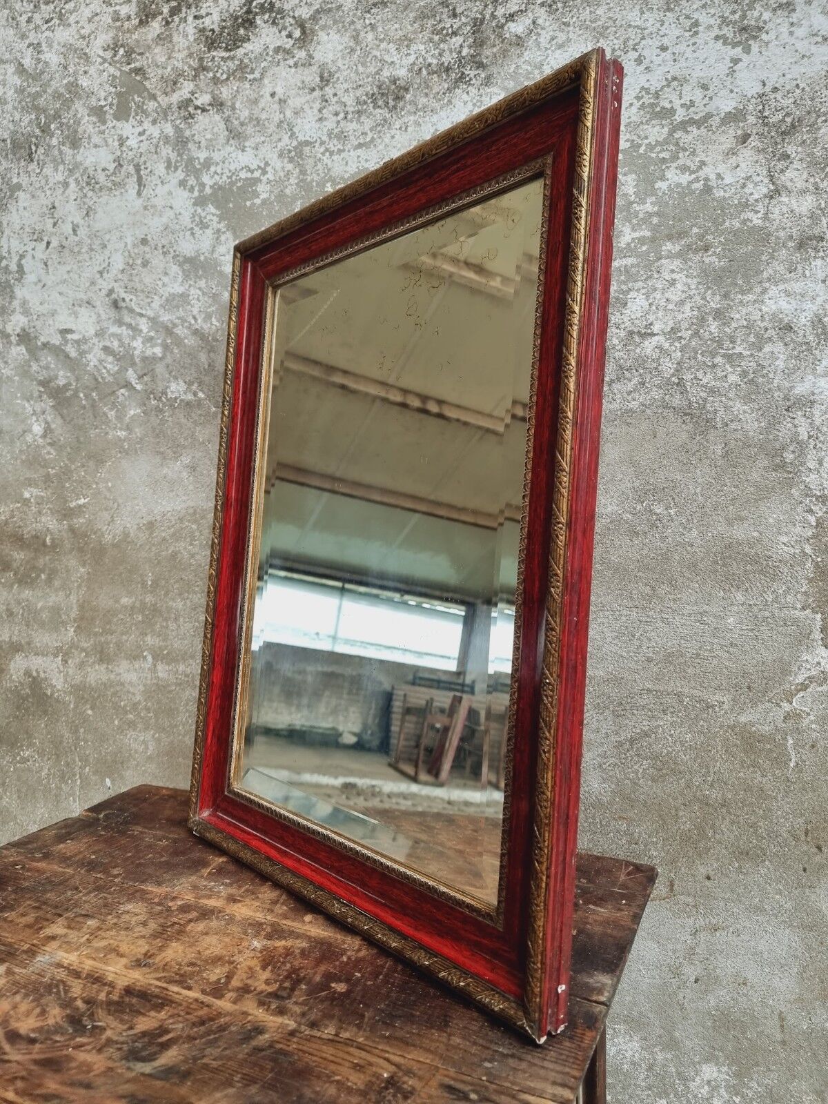Antique French mirror wall mirror