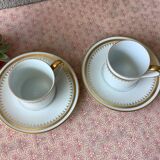 Cerabel porcelain cups from Baudour Belgium