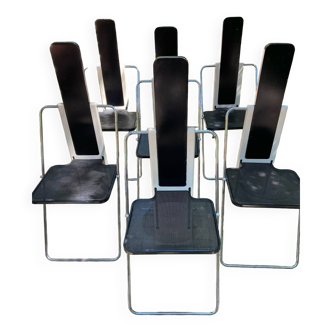Suite de 6 chaises design Bik Bok Casa et Ekornes