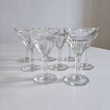 Set of 8 stemmed glasses 1960