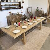 Large farmhouse table with extensions