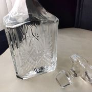 Arques crystal whisky decanter Fontenay model in its original box