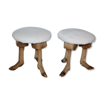 2 tripod stools bestiary crowbars