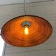 Rattan pendant lamp from the 60s