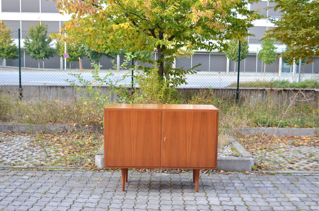 Mid Century Germany Sideboard Cabinet Walnut