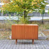 Mid Century Germany Sideboard Cabinet Walnut