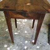 Table d'appoint bois ancienne