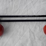 Red coat rack