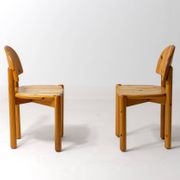 Dining chairs in pine by Rainer Daumiller