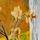 Still life painting with bouquet oil on canvas