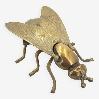 Brass fly-shaped ashtray, 1950s