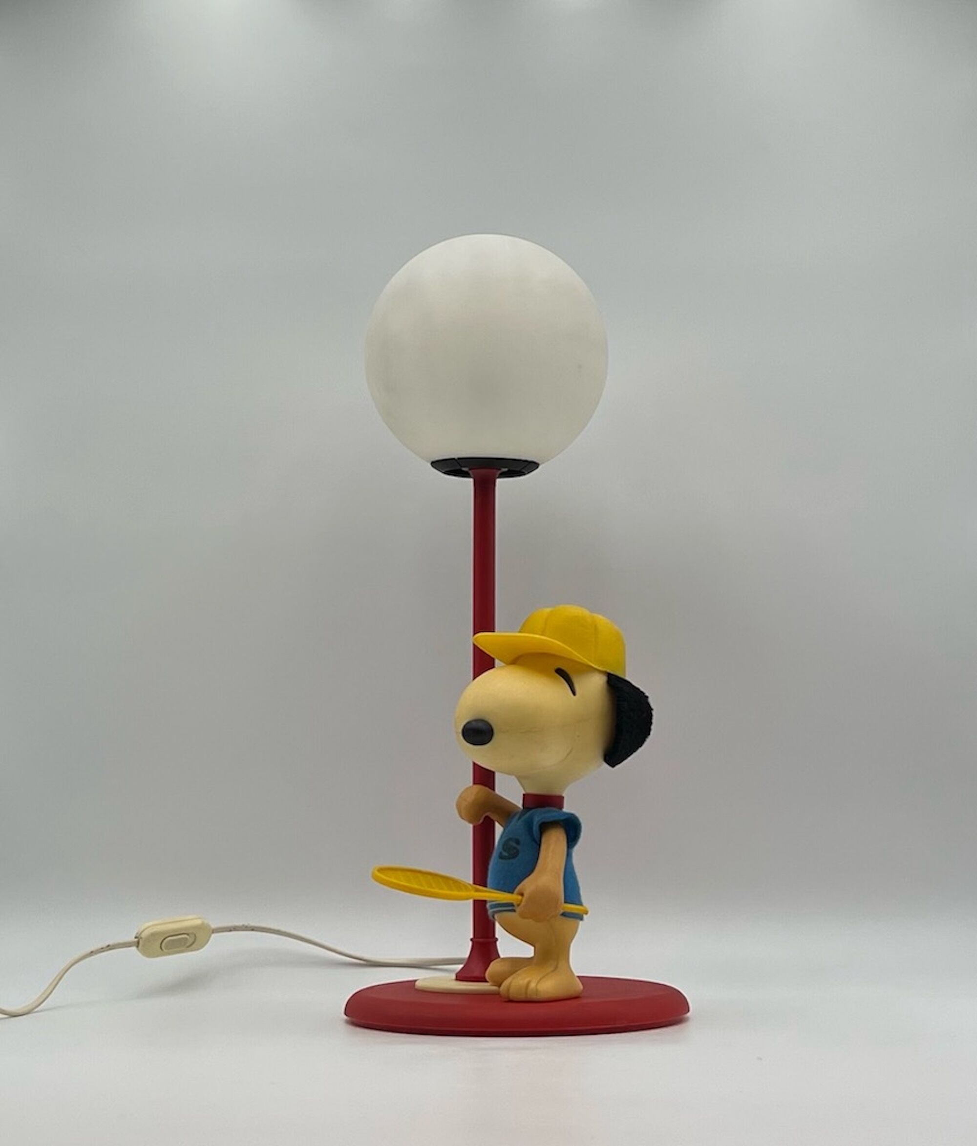 Lampe de table snoopy dog par Nuova Linea zero italie, 80s