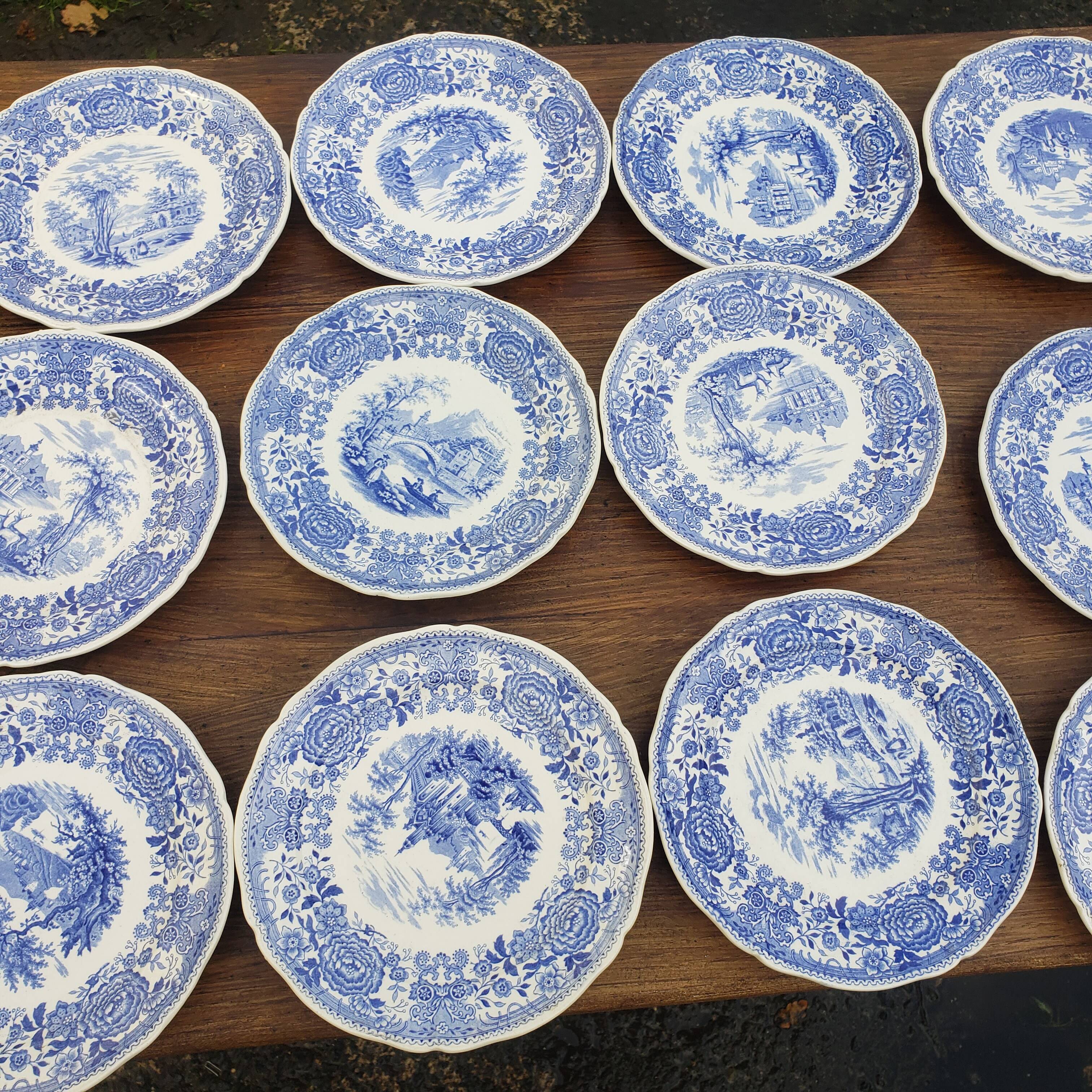 24 assiettes a dessert villeroy et boch