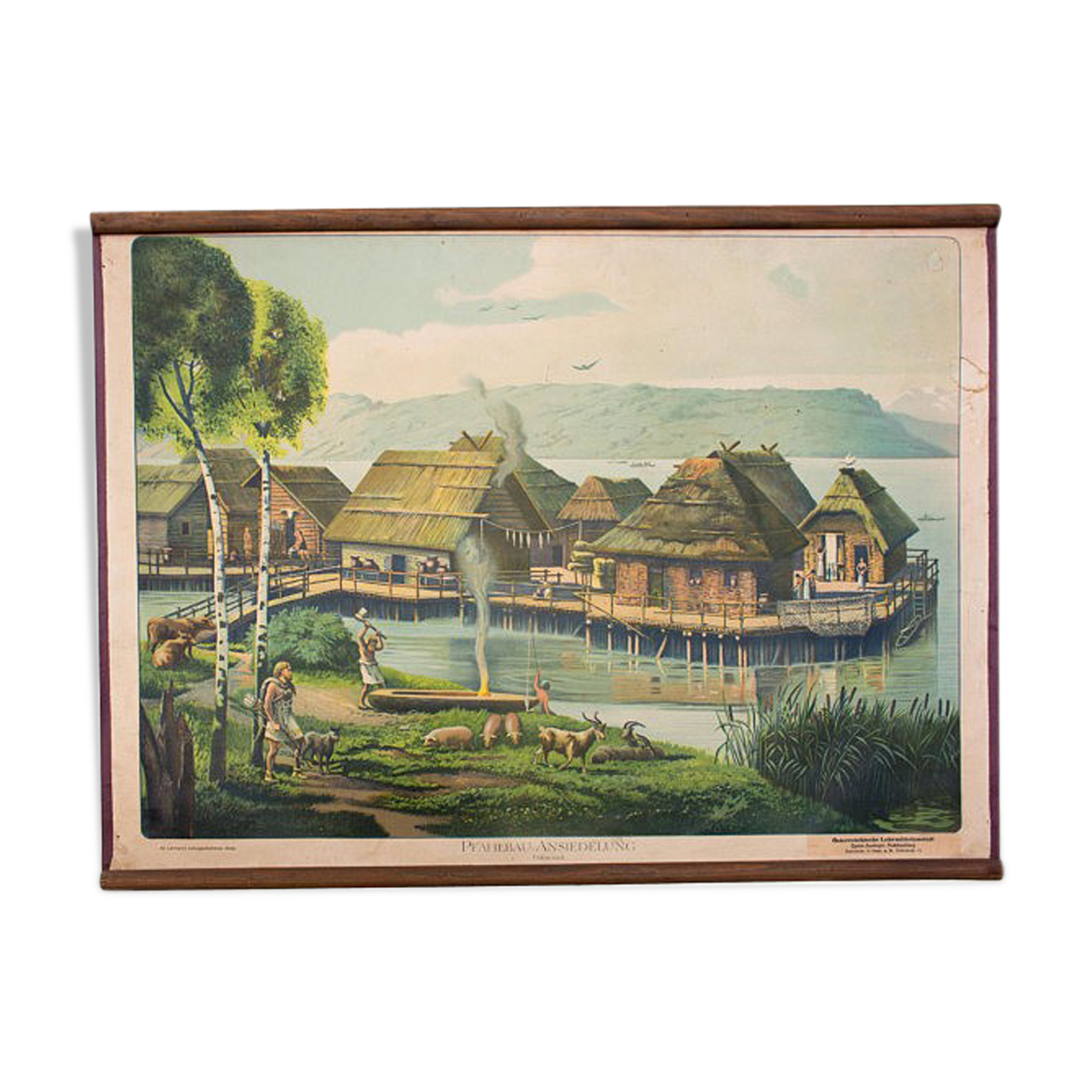 Poster of'Ad. Lehmanns kulturgeschichtliche Bilder by Quirin Haslinger Linz in 1915