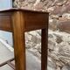 Guéridon selette console vintage louis philippe noyer 1950