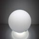Large Opaline Blown Glass Lamp, 1970s