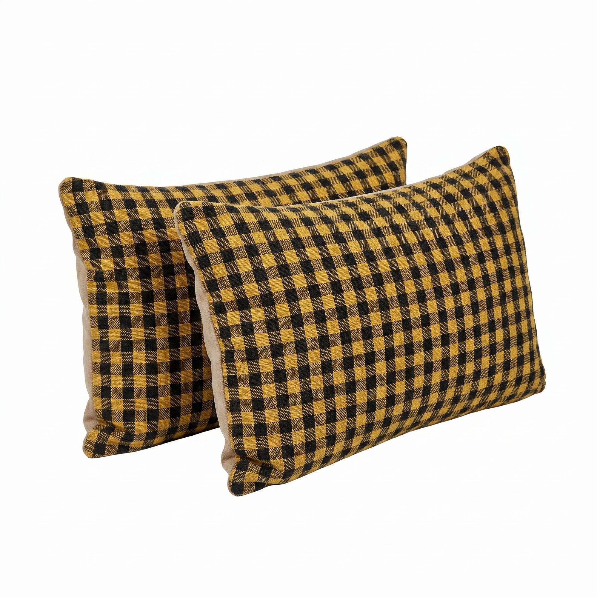 Set of 2 vintage kilim cushion covers 41x61 cm