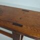 Pair of 19th century French rustic benches – solid oak