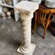 Beige carved wooden column
