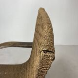 Cantilever wicker cord chair, 1930s