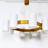 Large Mid-Century Uno & Östen Kristiansson chandelier, by Luxus1960.