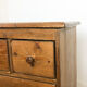 Pine bank of drawers