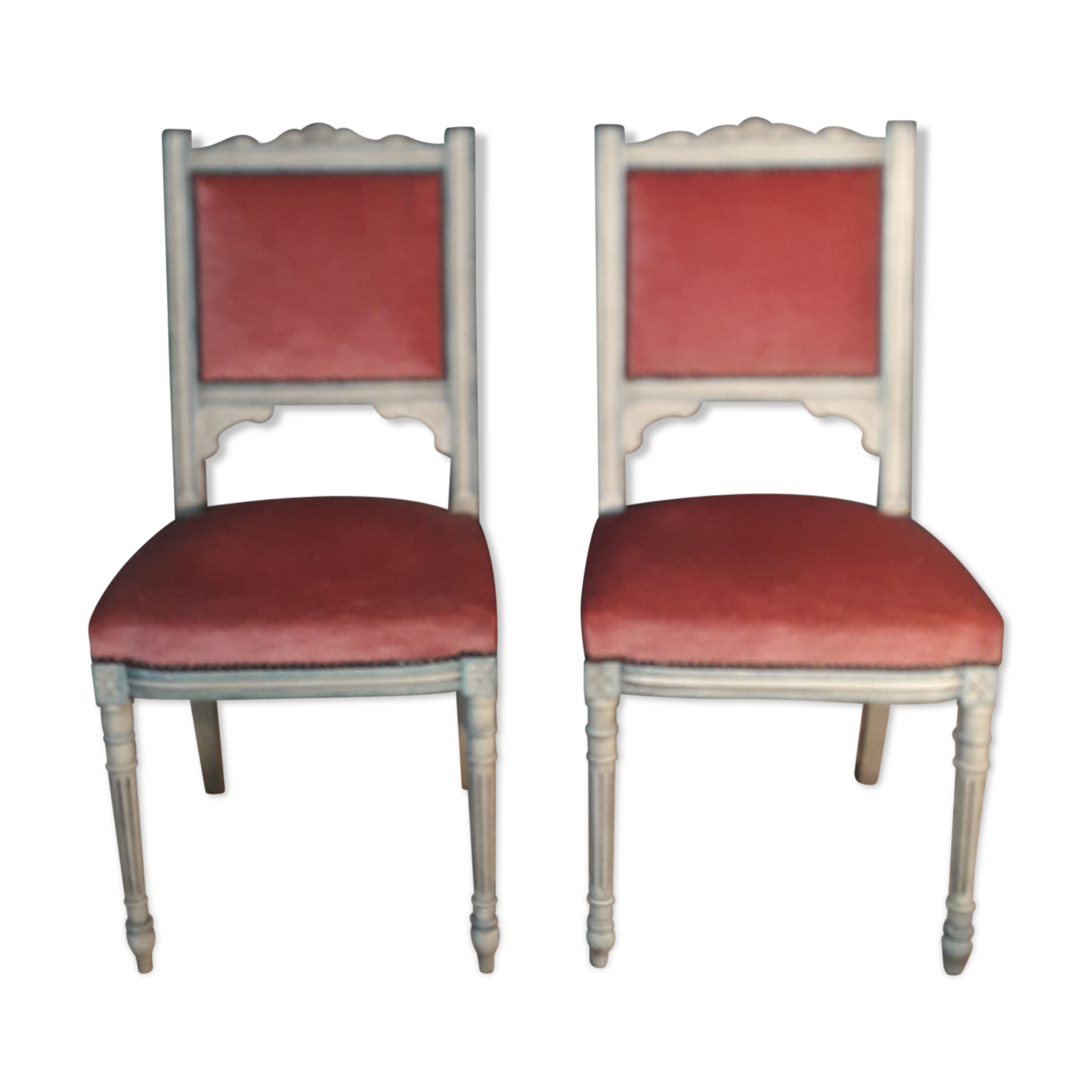 Pair of Louis XVI style chairs