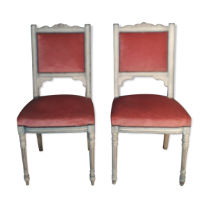 Paire de chaise de style Louis