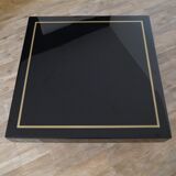 Coffee table in black lacquer 1970