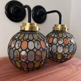 Pair of vintage wall sconces
