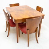 Adjustable dining table by Jindřich Halabala, 1950s
