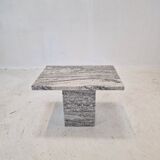 Side table in granite, 1980s