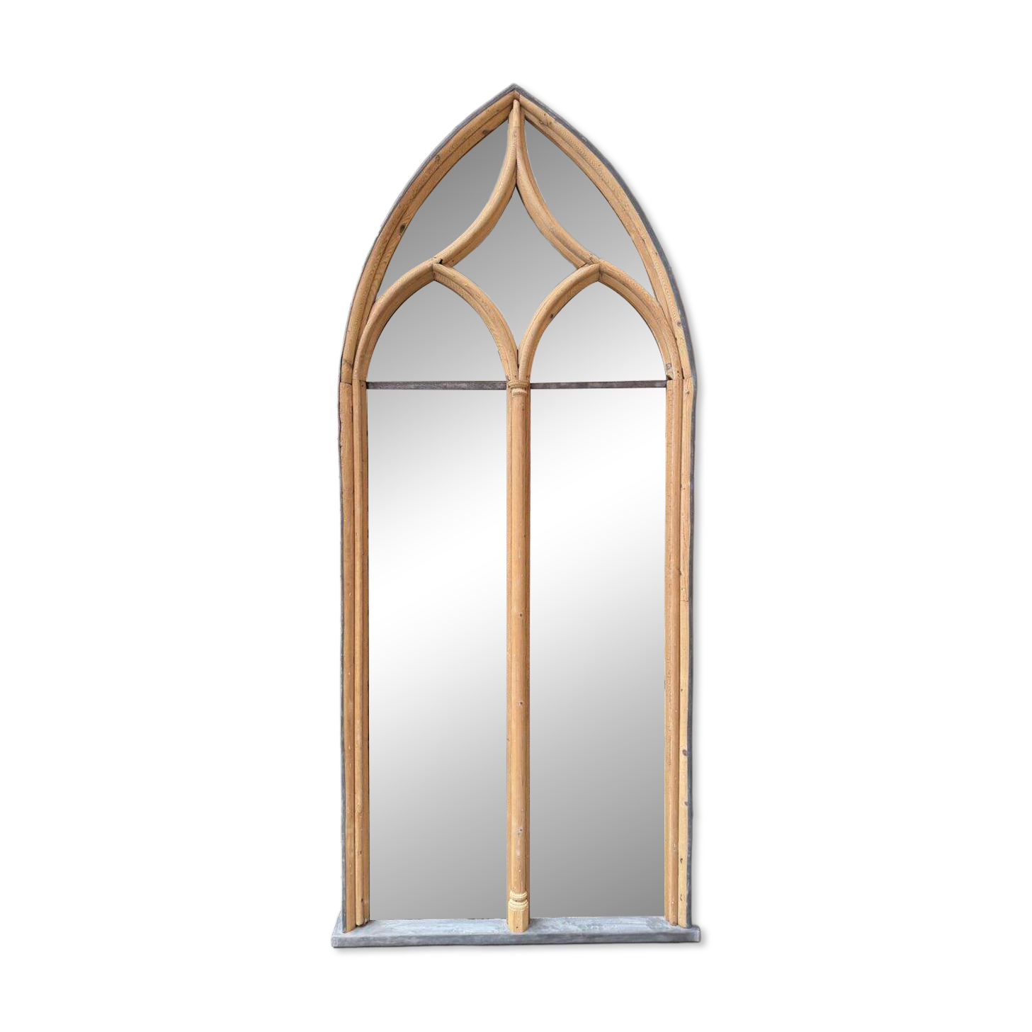 Miroir de style gothique fin XIXème