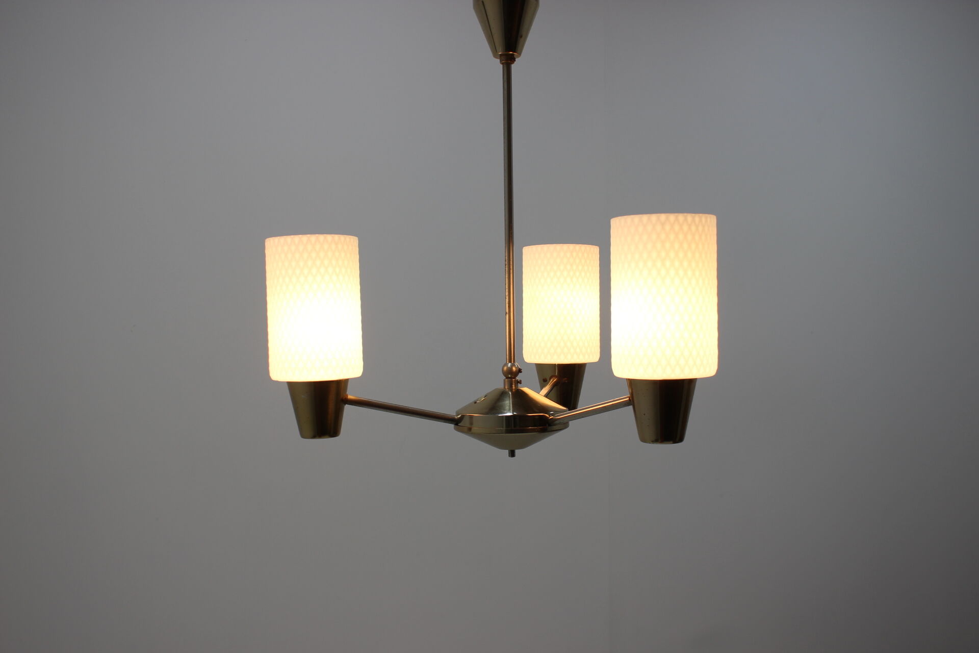 Mid-century adjustable chandelier/Kamenický Šenov, 1960´s.