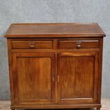 Trade furniture with inclined plane in solid stained beech, late 19th century