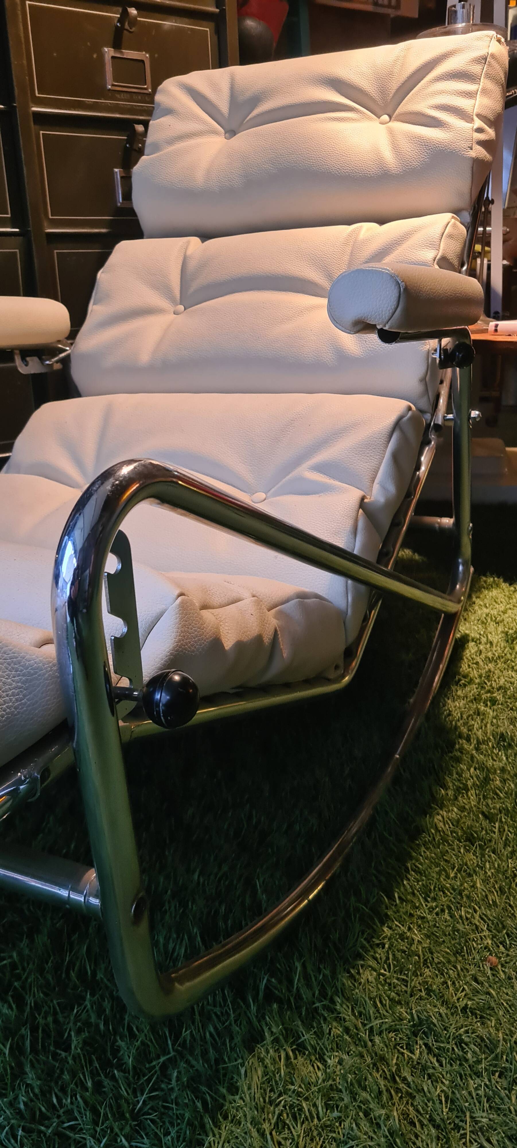 Chaise longue rocking-chair