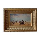 Tableau ancien encadré et signé